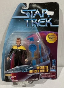 Oficial de seguridad Star Trek Voyager Neelix Spencer edición de regalos 1998 Playmates F - Imagen 1 de 14