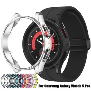 Shell TPU Plating Cover Protective Case For Samsung Galaxy Watch 5 Pro 45mm - Zdjęcie 1 z 23