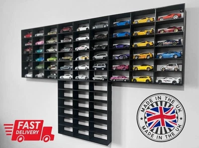 Modular Hot Wheels 1:64 18 Car Matchbox Wall Display Shelf Toy Storage CUSTOMIZE - Image 1 of 4