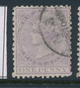 NEW ZEALAND, 1878, 1d mauve-lilac (P12x11.5) Fine Used, SG180, cat GBP15 - Picture 1 of 1