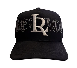 BIGG BOSS BLACK BELICO LR TRAKAS SNAPBACK HAT TOBELICO BKWHT - Picture 1 of 3