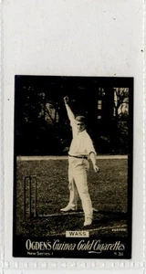 (Gd4158) OGDENS Guinea Gold, Nueva Serie 1, Cricketeters #B31, Wass 1902 EX - Imagen 1 de 4