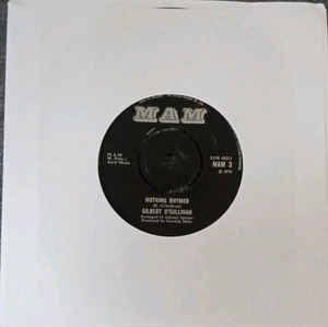 VINTAGE VINYL - NOTHING RHYMED  by GILBERT O'SULLIVAN - 7 INCH 45 RPM SINGLE - Picture 1 of 1