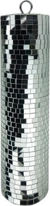 Silver Mirror Cylinder 400 x 90 x 90mm - Picture 1 of 3