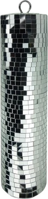 Silver Mirror Cylinder 400 x 90 x 90mm - Image 1 of 3