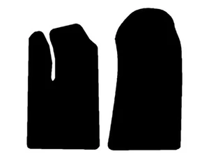 2015-2025 Ford Transit 150 250 350 2 pc front carpeted mats - no grommet - Bild 1 von 3