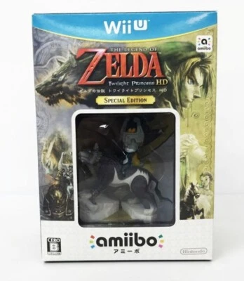 The Legend of Zelda Twilight Princess HD SPECIAL EDITION Wii U amiibo Box CD F/S - Image 1 of 4
