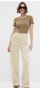 Gap FACTORY SEALED! High Rise Stride Wide Leg Jeans #659618. Sz 28/6R. R2S!! - Picture 1 of 11