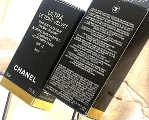 Chanel Ultra Le Teint Velvet Matte Blurring Ultra Smooth SPF 15 Foundation BR12 - Picture 1 of 1