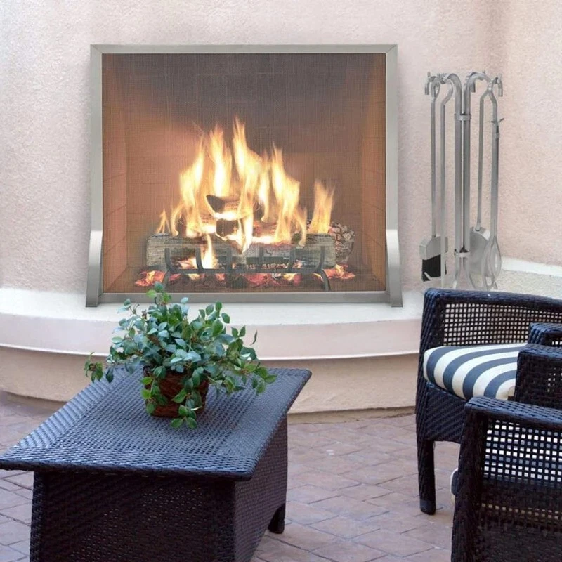 Pantalla de un solo panel independiente de acero inoxidable Foto 1 de 1