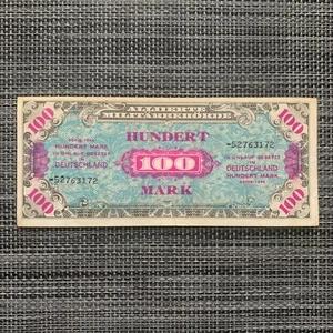 WW2 German 100 Mark 1944 Allied Occupation Currency Germany Banknote WWII WW2 - Picture 1 of 3