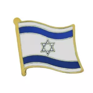 Spilla bandiera israeliana 0,5" Israelian National Pride Babbotto Cappello Giacca Distintivo Pinback - Foto 1 di 4