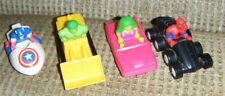 1990 COMPLETE SET OF 4 MARVEL SUPER HEROES VEHICLES Hardees 3 Without Logos 