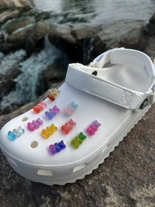 3D Gummy Bear Shoe  Charms- Set Of 6-USA Seller-Handmade - Picture 1 of 3