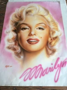 RETRO POSTER.MARILYN MUNROE.J.P.FERTE.1986.MOVIE.ICON - Picture 1 of 5