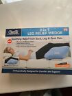 CONTOUR 2 IN 1 LEG RELIEF WEDGE AS SEEN ON TV INCLUDES AIR PUMP ORTHOPEDICALLY D