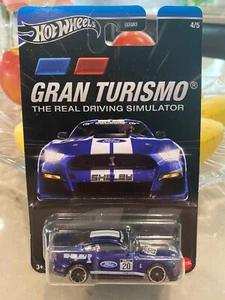 Hot Wheels 2024 Gran Turismo ‘20 Ford Mustang Shelby GT500 Blue - Picture 1 of 1