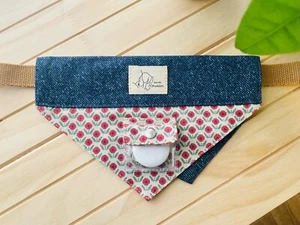 Bandana Cuello Flor Eto Denim - Imagen 1 de 10