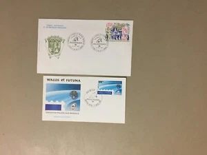 Two French Revolution fdc:France Antarctic Territory,Walis&Futuna - Picture 1 of 1
