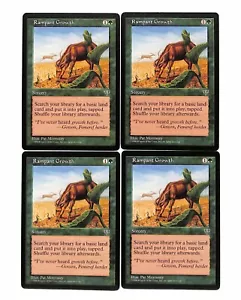 Rampant Growth Mirage x4 Playset Magic the Gathering MTG TCG Card LP/NM - Picture 1 of 2