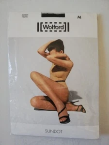 WOLFORD STRUMPFHOSE SUNDOT 15 DEN GR. M (44/46) FARBEN SCHWARZ/SCHWARZ - Bild 1 von 2