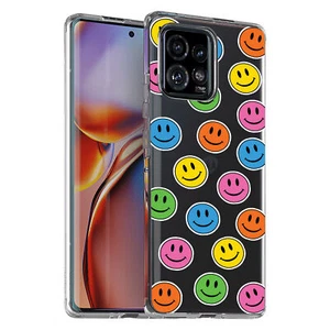 For Motorola (Edge,One 5G,Ace,UW,X40,30),Slim Cover,Icon Collage Print,USA - Picture 1 of 21