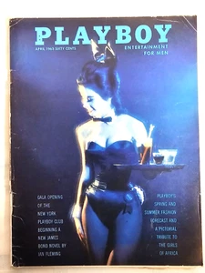 Playboy Magazine April 1963 Very Good Condition Boarded & Bagged- Complete - Picture 1 of 1