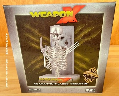 Sideshow SDCC Exclusivo Arma X Hombres Wolverine Adamantium-Laced Skeleton 41/500  Foto 1 de 4