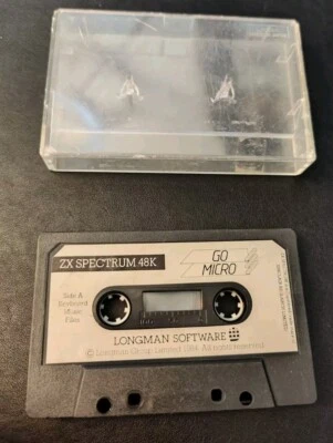 Go Micro ZX Spectrum 48K/128K Longman Software 1984 Cassette Only Used Condition - Image 1 of 4