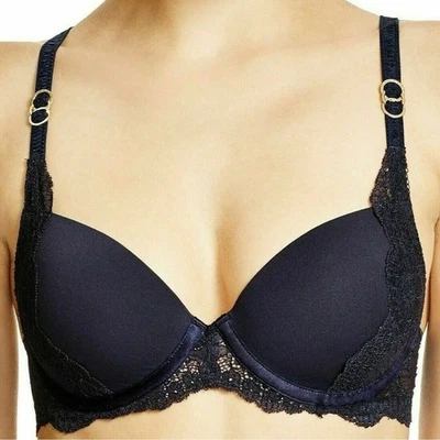 Sujetador Stella McCartney liso y contorno de encaje talla 32F Foto 1 de 4