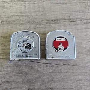 Vintage Stanley Imperial Metal Tape Measures X 2 - Picture 1 of 7