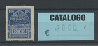 COLONIE EGEO 1930 IDROLOGICO L.1,25 ** LUSSO CERT.