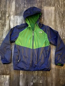 The North Face Wendejacke Jungen Navy & Grün Gr. L 14/16 Nylon Fleece - Bild 1 von 10