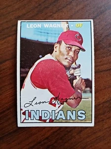 1967 Topps Baseball Card #360 Leon Wagner Cleveland Indians Vg Read Description - Picture 1 of 2