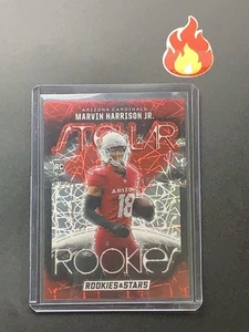 2024 Rookies & Stars Marvin Harrison Jr Stellar Rookies Longevity Red Lazer RC - Picture 1 of 2