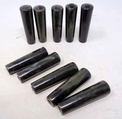 Lot de 10 pommeaux anciens pour ombrelles en bakelite - Photo 1/4