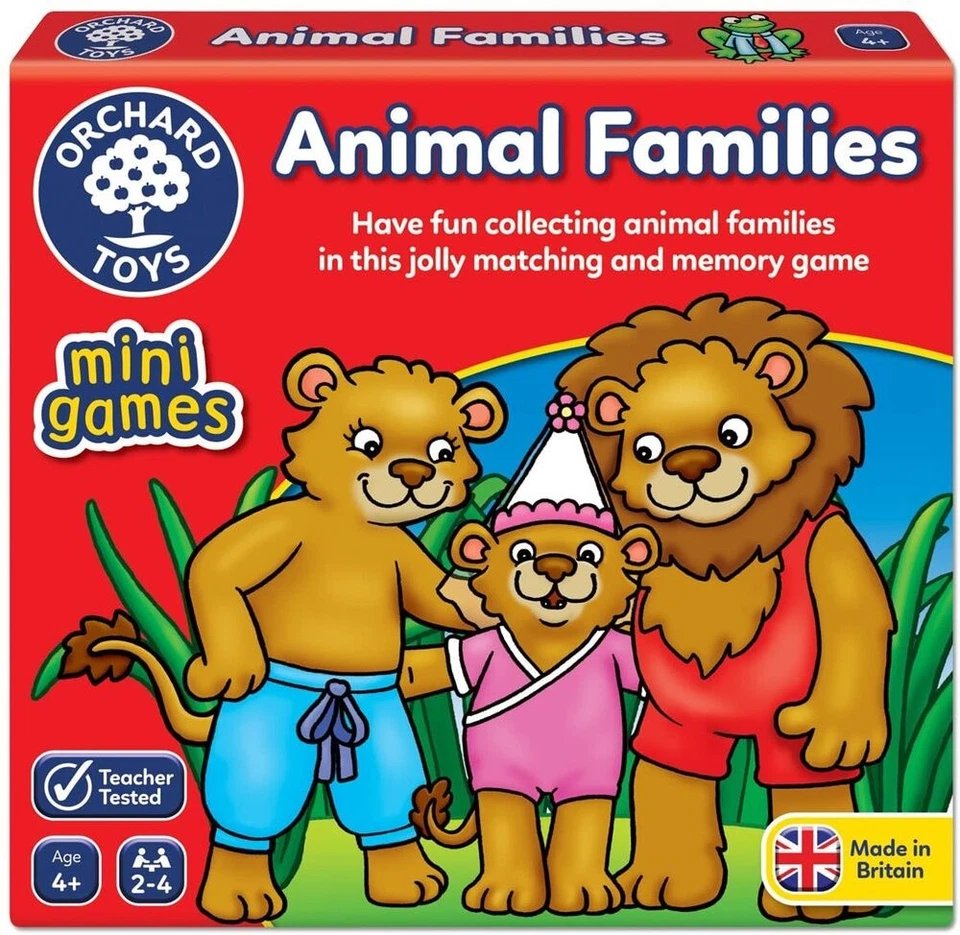 Orchard Toys Mini Game Animal Families - image 1 of 4