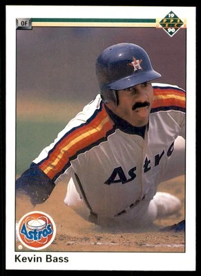 1990 Upper Deck Kevin Bass Houston Astros #302 - Image 1 of 2
