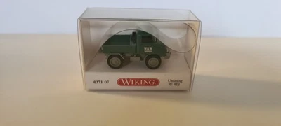 Wiking  0371 07 MB Unimog 411 W&W Holzbau - OVP 037107 - Bild 1 von 2