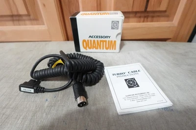 CABO ENROLADO QUANTUM INSTRUMENTS CM4 ~ CAIXA ORIGINAL NUNCA USADA - Imagem 1 de 3