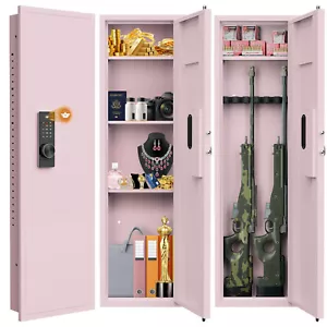 Digital Wall Safe, Hidden Wall Gun Safe Between the Studs with Shelf and Support - Picture 1 of 6