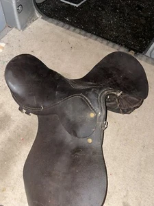 Vintage Leder Pferdesattel Maße siehe Fotos günstig 4 - Bild 1 von 5