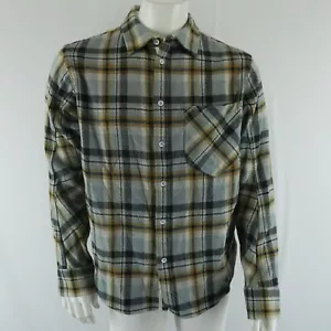 camicia di flanella con bottoni ingegnerizzata straccio e osso uomo M verde a quadri vendita al dettaglio $350 - Foto 1 di 14