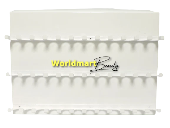 OPI White Wall Display Salon Polish Metal Rack Aluminum Hold 36 Bottles GelColor - Image 1 of 1