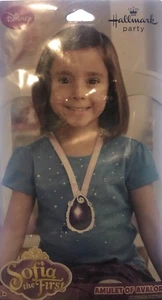 Sophia the First Guest of Honor Amulet (Cardboard "jewel" on 17" Ribbon) - Picture 1 of 2