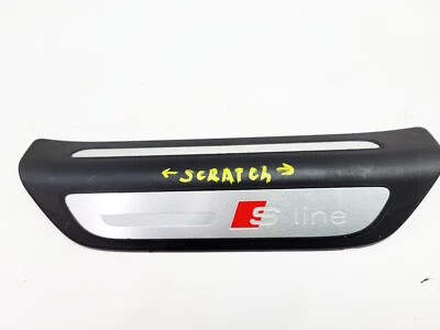 AUDI Q3 8U S-LINE DOOR ENTRY SILL KICK PLATE COVER REAR LEFT PASSENGER SIDE 2013 - Image 1 of 4