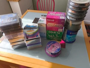 Lot CD-R 52x 700MB 80min / CD-RW / DVD-R / BOITIERS CASE / NEUF - Photo 1/12