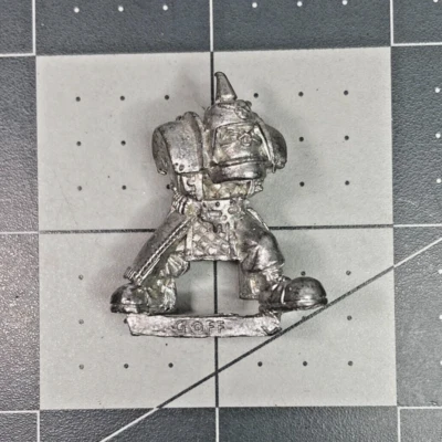 Warhammer 40K GOFF ORK BOYZ WARBOSS Oldhammer Rogue Trader GW Nobz 1989 OOP AC25 - Image 1 of 2