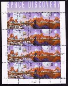 SEVEN VF MNH Sheets-20 of 1998 Space Discovery Mars .32 Stamps Scott# 3238-42 - Picture 1 of 1