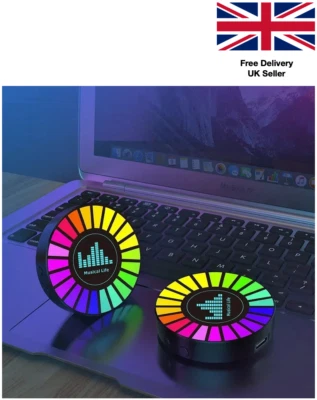 Car RGB LED Ambient Light Rhythm Fragrance Lamps Air Freshener App Control